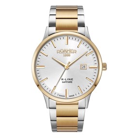Roamer 718833 48 15 70 R-Line Classic Two Tone Bracelet Watch - W60300