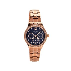 Rotary LB00206/05 Rose Gold Plated Stone Set Bracelet Watch - W6319
