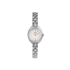 Rotary LB050872/02 Stainless Steel Stone Set Bracelet Watch - W64132
