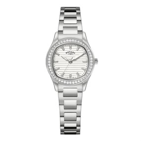 Rotary RLB10020/16 Brilliant Rose Tone Stone Set Bracelet Watch - W64202