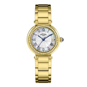 Rotary RLB10008/07 Heritage Gold Tone Bracelet Watch - W64208