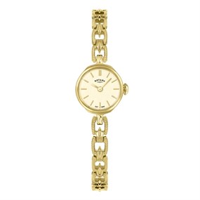 Rotary RLB10004/03 1895 Gold Tone Art-Deco Bracelet Watch - W64213