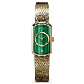 RLB10078/99/D Rotary Solitaire Green Dial Diamond Bracelet Watch - W64266