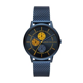 Armani Exchange AX2751 Blue IP Mesh Bracelet Watch - W65327