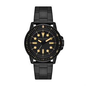 Armani Exchange AX1855 Black IP Bracelet Watch - W65340