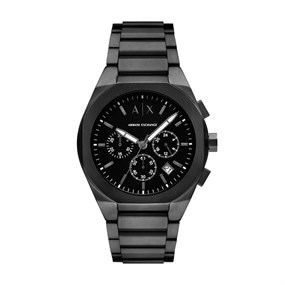 Armani Exchange AX4183 Black IP Chronograph Bracelet Watch - W65450