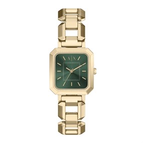 Armani Exchange AX5740 Gold Tone Chain Bracelet Watch - W65585