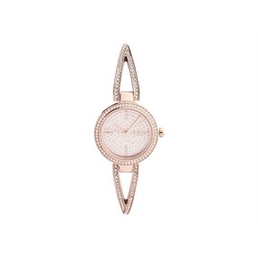 DKNY NY2853 Catwalk Rose Gold Plated Bangle Watch - W67179