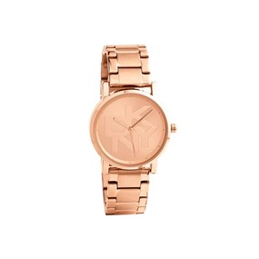 DKNY NY2958 Soho Rose Gold Plated Bracelet Watch - W67198
