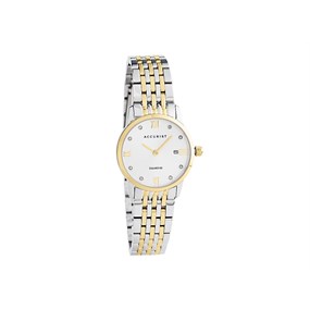 Accurist 8339 Two Tone Bracelet Watch - W72126
