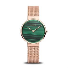 BERING 14531-368 Rose Plated Milanese Mesh Bracelet Watch - W74144