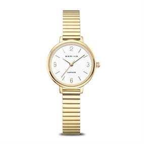 BERING 11028-934 Gold Tone Expanding Bracelet Watch - W74274
