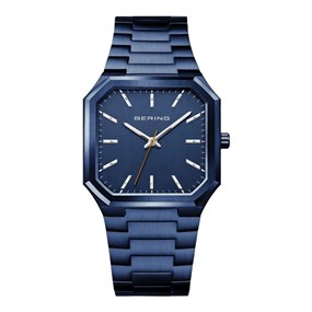 BERING 16535-797 Blue IP Bracelet Watch - W74280