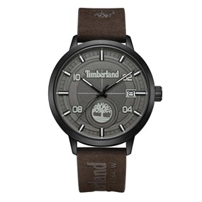 Timberland Johnston Brown Leather Strap Watch - W76109