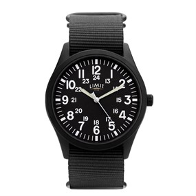 Limit 5773 Black Nylon Strap Watch - W77247
