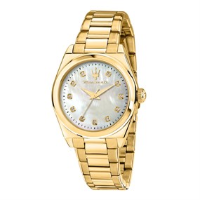 Maserati R8853152502 Velocita Gold Tone Bracelet Watch - W81297