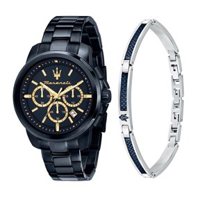 Maserati R8873621042 Successo Chronograph Watch And Bracelet Set - W81322