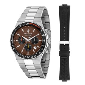 Maserati R8873640026 Sfida Chronograph Watch With Interchangeable Strap - W81342