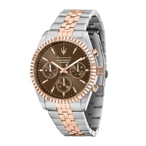 Maserati R8853100049 Competizione Chronograph Two Tone Bracelet Watch - W81348