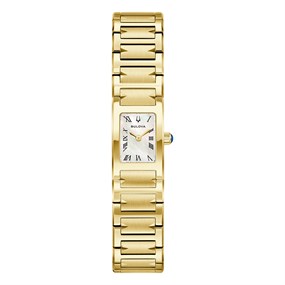 97L200 Bulova Harmony Gold Tone Mother Of Pearl Dial Bracelet Watch - W83255