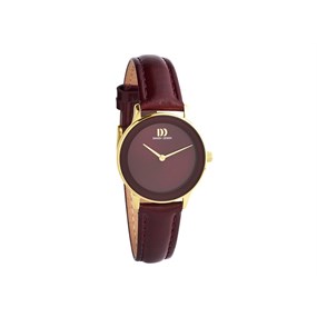 Danish Design IV27Q 1288 Burgundy Strap Watch - W86143