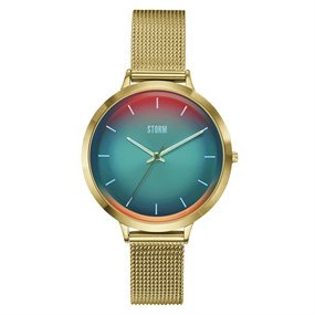 STORM 47516/GD/TUR Mini Styro Gold Turquoise Watch - W87340