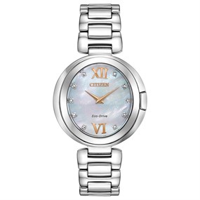 Citizen EX1510-59D Capella Diamond Eco-Drive Bracelet Watch - W92125