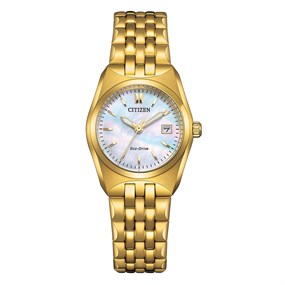 Citizen EW2293-56D Eco-Drive Corso Gold Tone Bracelet Watch - W92186