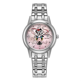 Citizen FE1247-82Y Minnie Mouse About Town Bracelet Watch - W92219