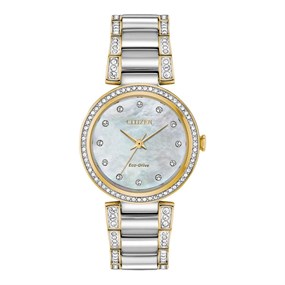 Citizen EM0844-58D Eco-Drive Two Tone Bracelet Watch - W92949