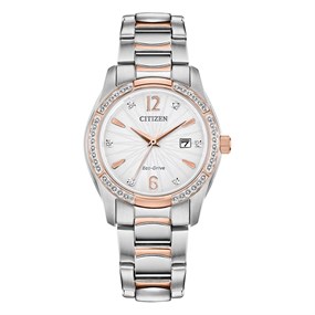 Citizen EW2576-51A Eco-Drive Two Tone Bracelet Watch - W92999
