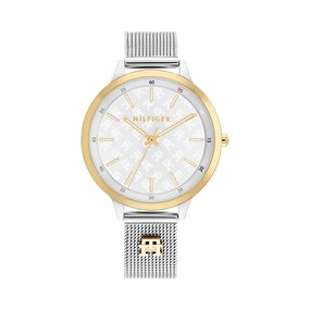 Tommy Hilfiger 1782586 Two Tone Mesh Bracelet Watch - W95310
