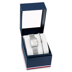 Tommy Hilfiger 2770251 Mesh Watch And Bracelet Gift Set - W95501