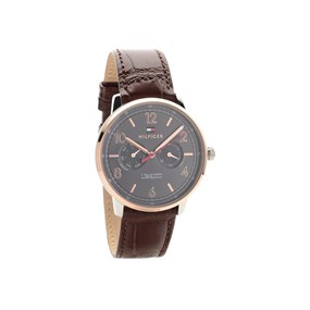 Tommy Hilfiger 1791357 Two Tone Brown Leather Strap Watch - W9589