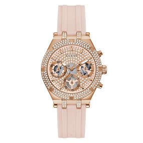 GUESS GW0407L3 Heiress Nude Silicone Strap Watch - W96209