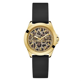 GUESS GW0749L2 Menagerie Black Silicone Strap Watch - W96344