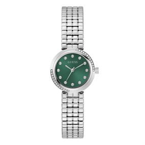 GUESS GW0930L1 Clara Green Dial Bracelet Watch - W96382