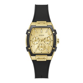 GUESS GW0945L2 Phoenix Black Silicone Strap Watch - W96398