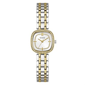 GUESS GW1018L3 Hazel Two Tone Stone Set Bracelet Watch - W96407