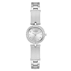 Guess GW1017L1 Holly White Metal Silver Dial Bracelet Watch - W96422