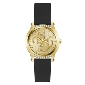 GUESS GW0860L1 Annette Black Silicone Strap Watch - W96445
