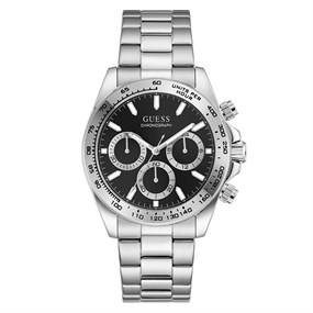 Guess GW1058G8 Arthur Chronograph Black Dial Bracelet Watch - W96446
