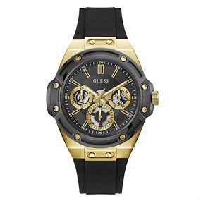 GUESS GW1132G2 Carver Black Silicone Strap Watch - W96449