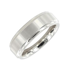 Cobalt Flat Court Wedding Ring - 7mm - Size Y - X20705