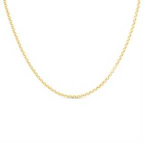 9ct Gold 20" Round Belcher Chain - 2mm - Z12785
