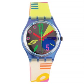 Swatch Crazy Eight 1993 Collectable Colourful Watch- GN125 - Z4335