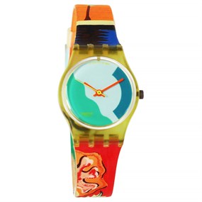 Swatch Papaya Swing 1990 Collectable Colourful Watch- LN113 - Z4342