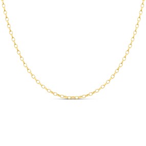 9ct 1.5mm Trace Chain - 18in - Z51187