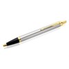 Parker IM 1931670 Brushed Silver And Gold Trim Ballpoint Pen - A2327