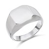 Joseph & George Stainless Steel Signet Ring - A3451